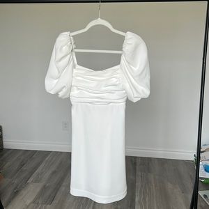 Cinq à sept white mini dress